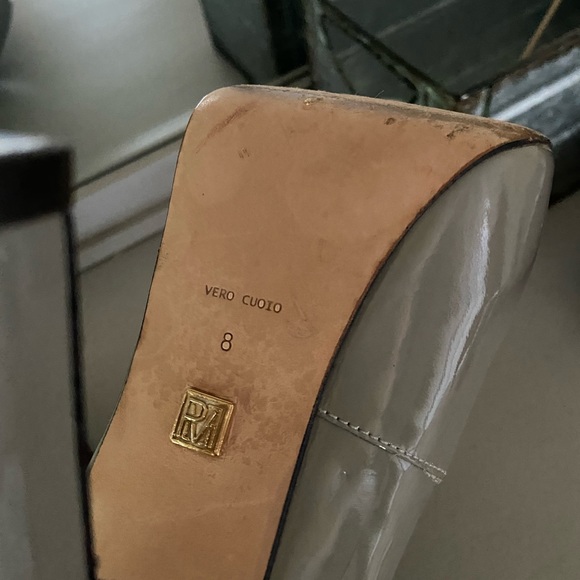 Pour Le Victiore patent leather chunky heel - Picture 2 of 5